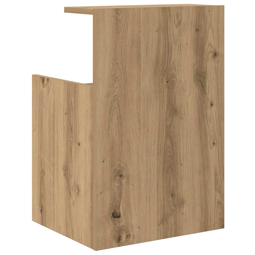 Nightstand 2 Pcs Artisan Oak 40 X 35 X 60 Cm Engineered Wood