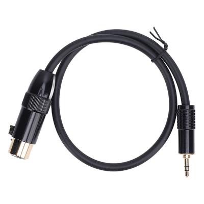 XLR To 3.5mm Cable 1.6ft 3.5mm 18 Inch Stereo Male To XLR Female Cable for Phone Laptop Speaker