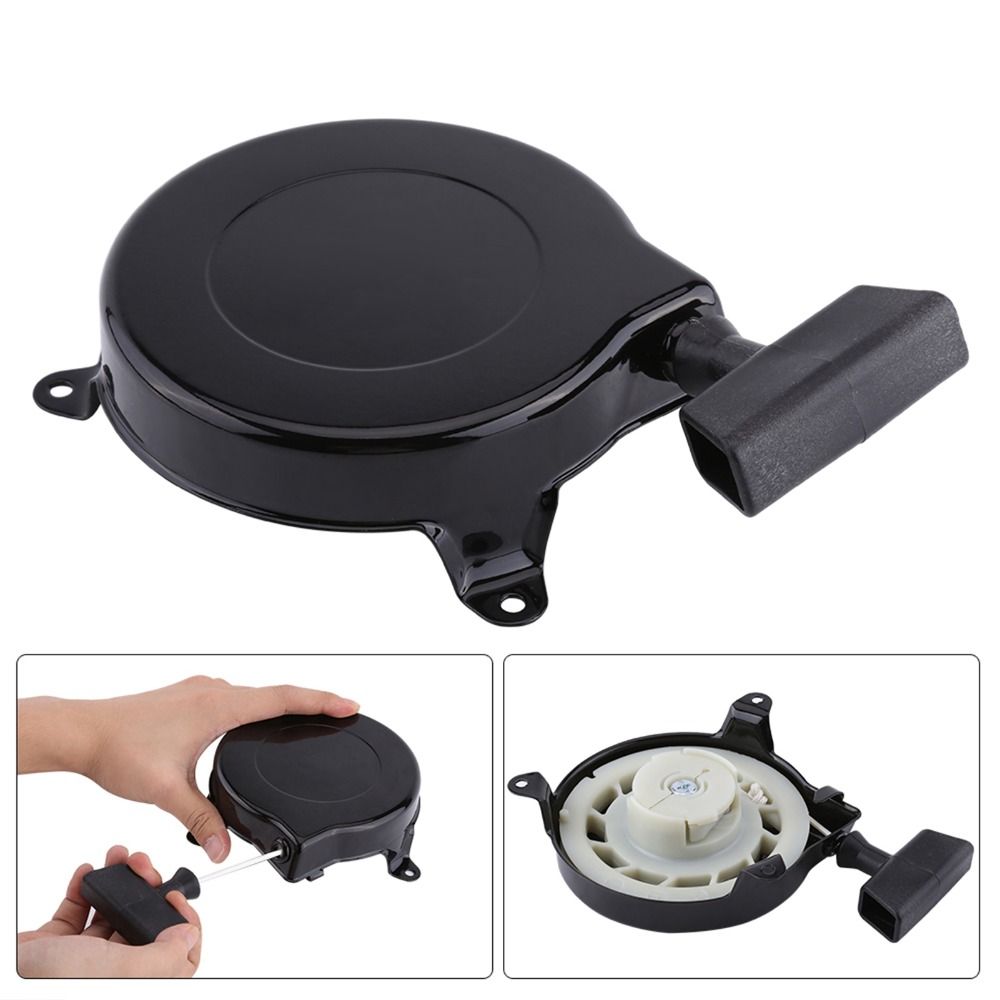 Black Starter Pull Start Assembly Spring Pull Starter for Briggs & Stratton 499706 690101 091232