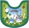 Senko My Neighbor Totoro 58 X 60 Cm Sky Lid Green / 3-piece Set Dual-purpose / "Blue Acorn" (toilet Mat, Dual-purpose Cover, Slippers)