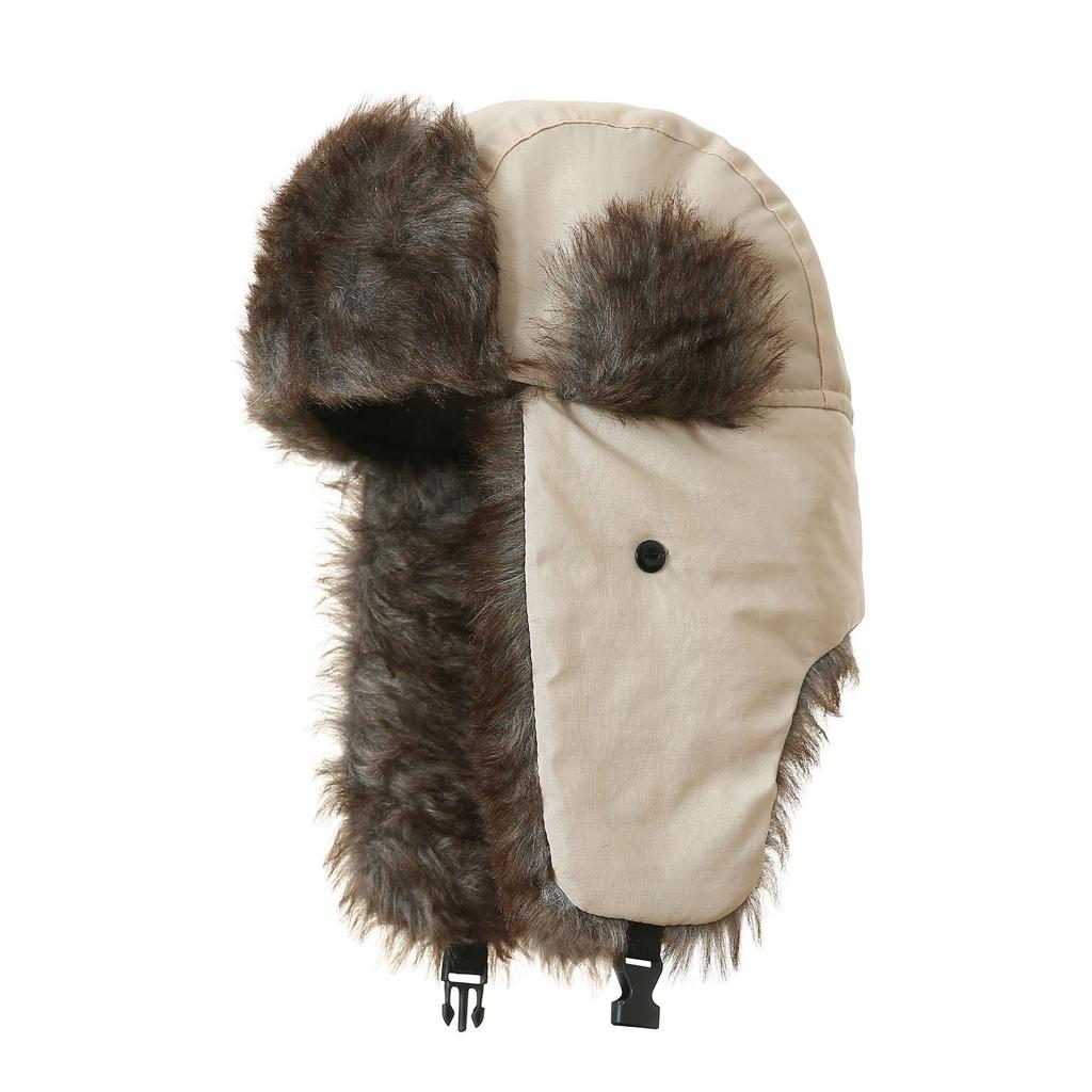 Head Circumference Adult Outdoor Waterproof Winter Pilot Lei Feng Hat Autumn and Winter Men's and Women's Cotton Hats