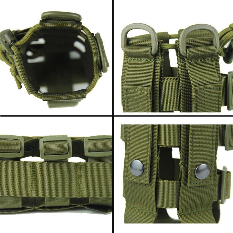 Pouzdro na láhev na vodu o objemu 0,5 l-2,5 l Tactical Molle Oxford Canteen Cover Nastavitelné pouzdro pro venkovní cestování Camping Taška na rychlovarnou konvici