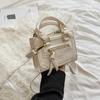 Autumn and Winter New Korean Version Mini Locomotive Small Square Bag Foreign Style Girls Concave Messenger Women's Bag