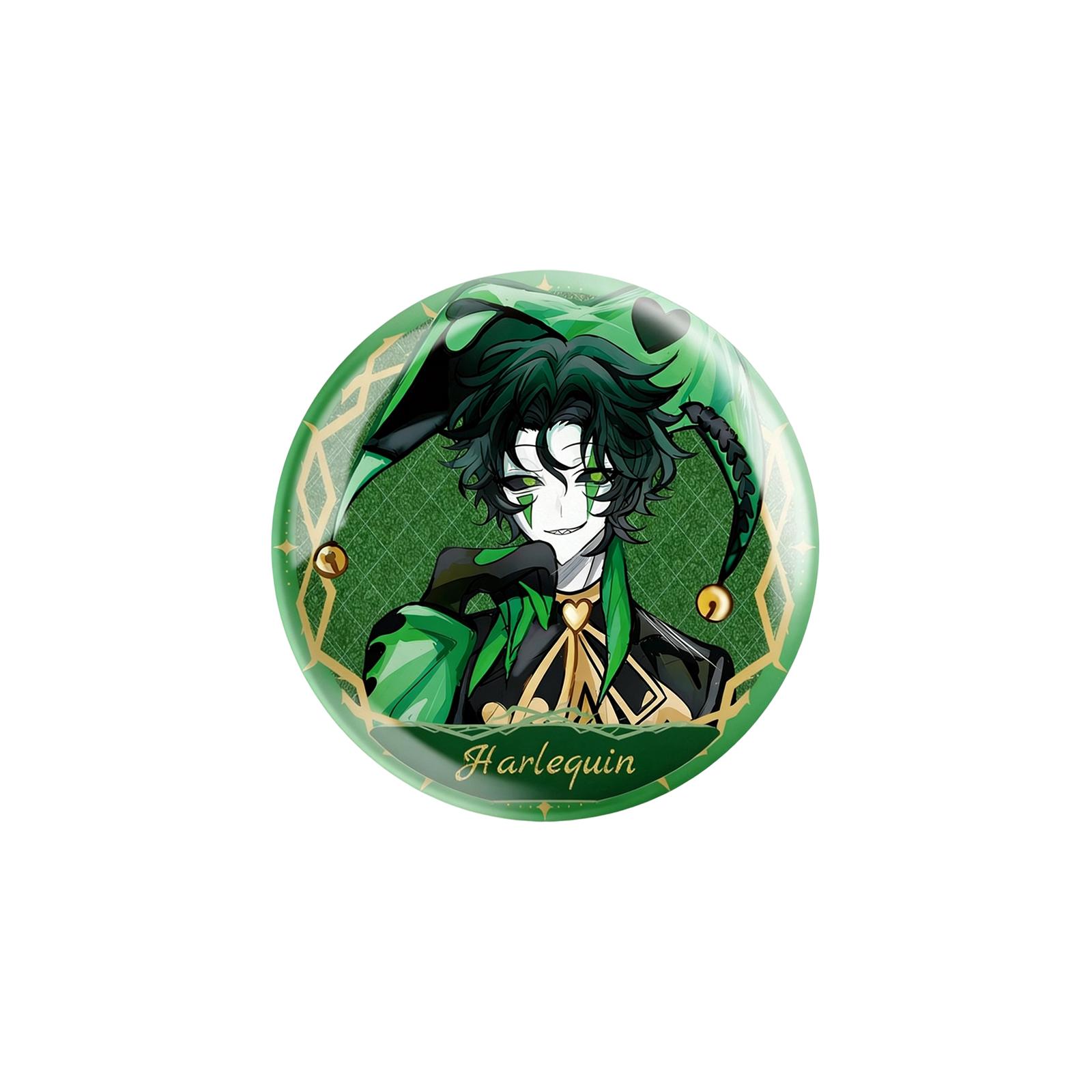 

Glitter Art Badge Pin - 75mm Premium Collectible Brooch For Backpacks & Displays 2 зелёный