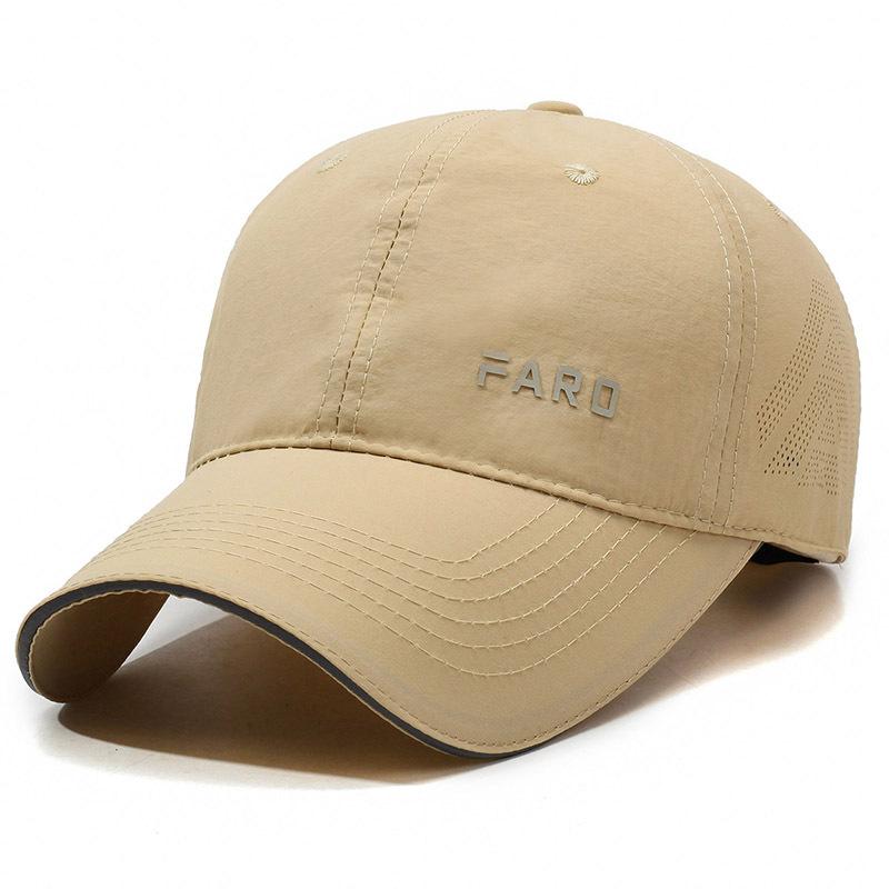 Summer Embroidery Letter Baseball Cap Sunshade Sunscreen Fashion Breathable Quick Drying Hat Season Men'S Sports Travel Hat