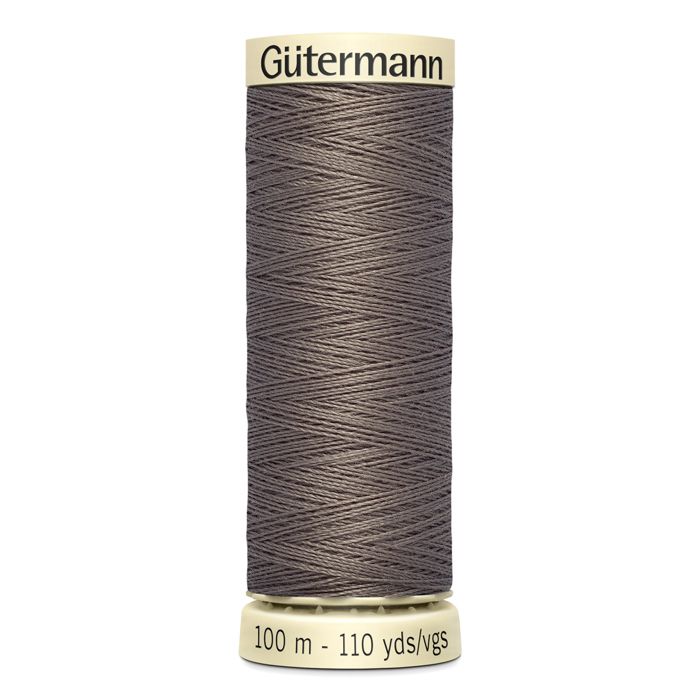 Lot de 5 bobines 100m Fil 100% polyester Gutermann Ref 788988 - Att 669 - silex de la nuit