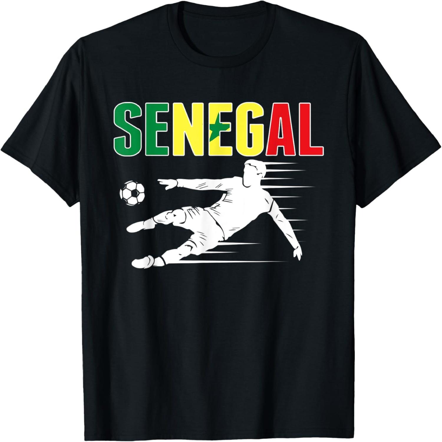 Senegal Soccer Fans Jersey - Senegalese Football Supporters T-Shirt(1) S