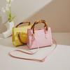 Bohao Bamboo PVC Square Barbie Jelly Crossbody: Stylish, Versatile, Dirt-Resistant, and Easy-to-Clean Summer Women's Evening Bag.