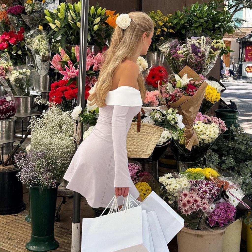 Off Shoulder Long Sleeves Slim Mini Dress Women's Sexy Elegant Outfit Prom Birthday Party Clubwear Dress