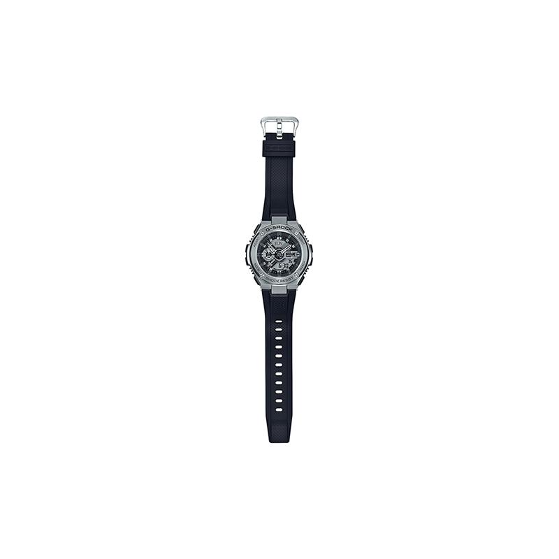 Casio G-STEEL Series-Disc Dual Display 200 Meters Waterproof Quartz Movement Resin Strap Japanese and Korean Watch 59.152.4mm Men's Watch GST-410-1ADR