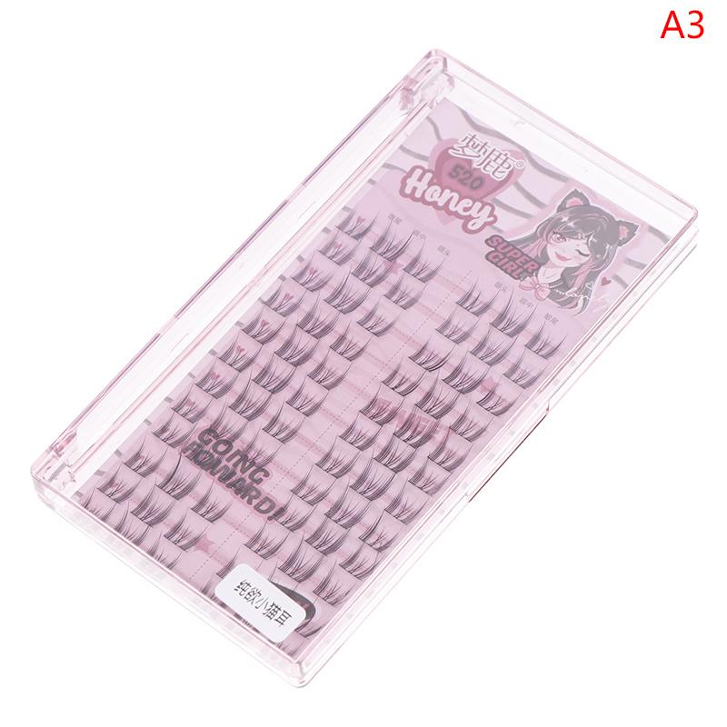 Diy Clusters Eyelash Extension Mix Dovetail Individual Lashes Volume False Eyelashes Natural Segmented Eyelash Bundles Makeup
