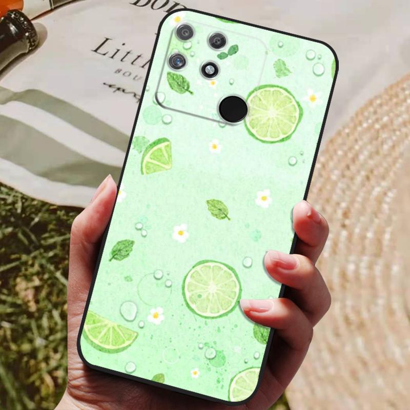 Für Realme Narzo 50A Hülle Narzo 50 A RMX3430 Cover TPU Silikon Schutzhülle Case für Realme Narzo 50A Handy Rückseite