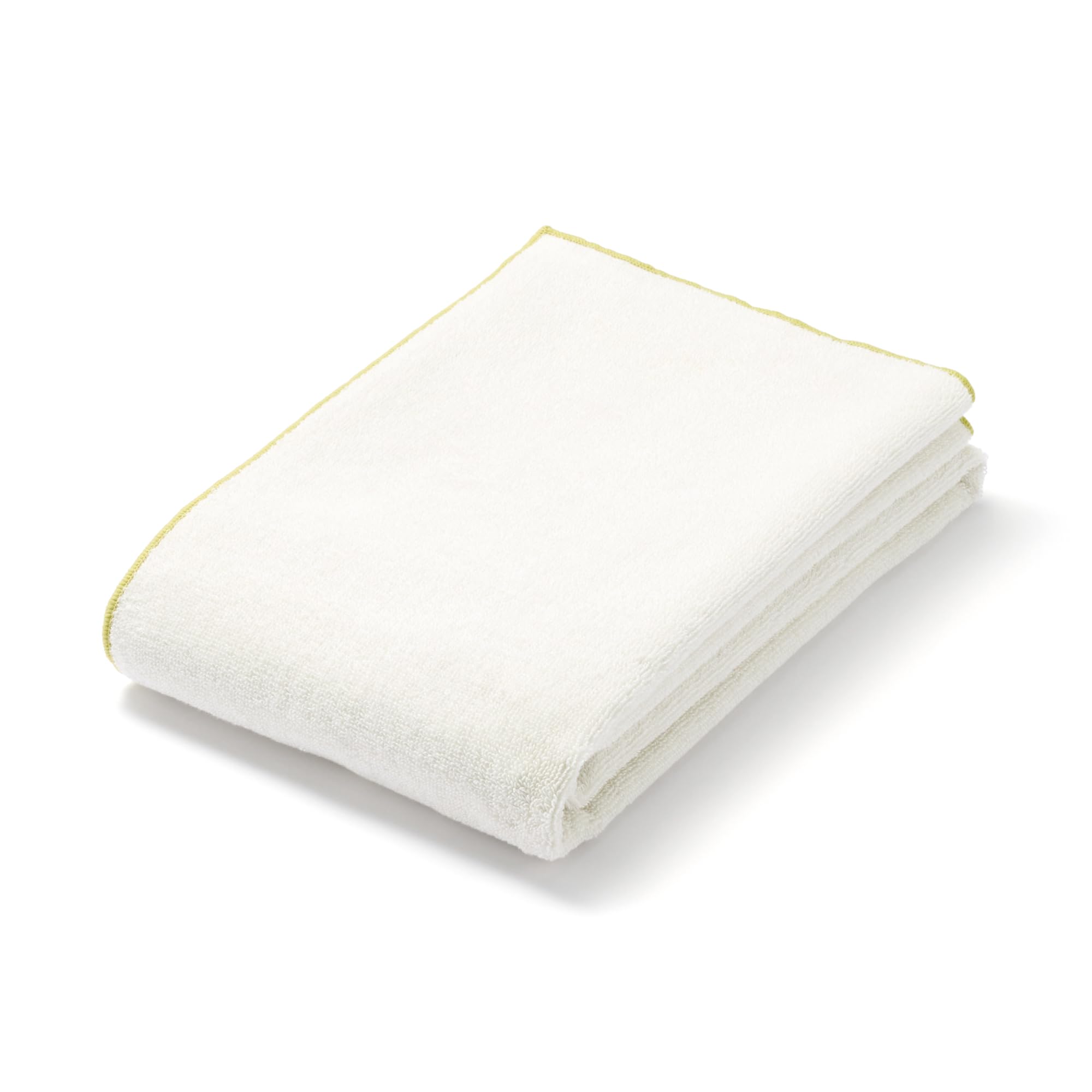 

MUJI Набор махровых полотенец с цветной строчкой 60 x 120 84910432 Полотенца, 2, см, Слоновая кость, слоновая кость