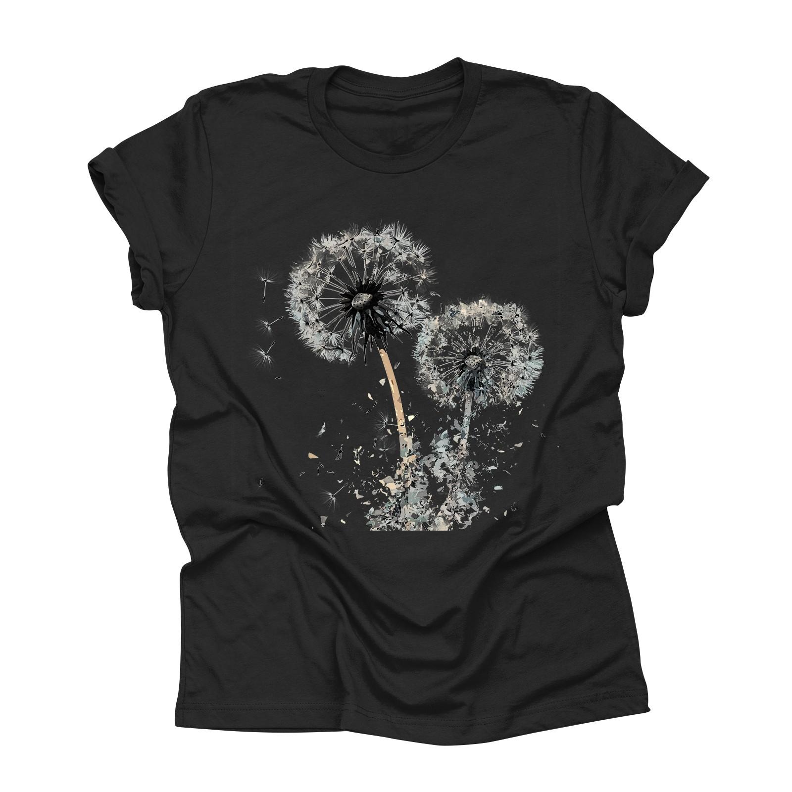 

Unisex Casual Fashion Print Crewneck Loose T-shirt XL