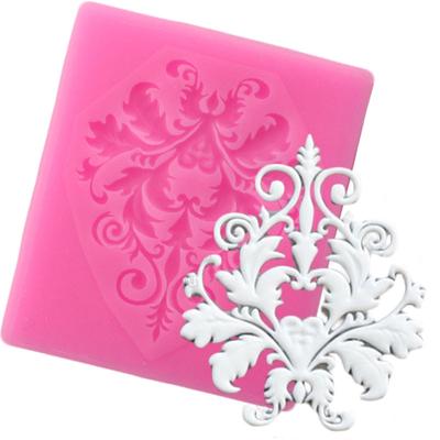 Stampo in silicone per bordo cornice fai-da-te con bordo in zucchero, strumenti per decorare torte fondente, cupcake, caramelle, cioccolato