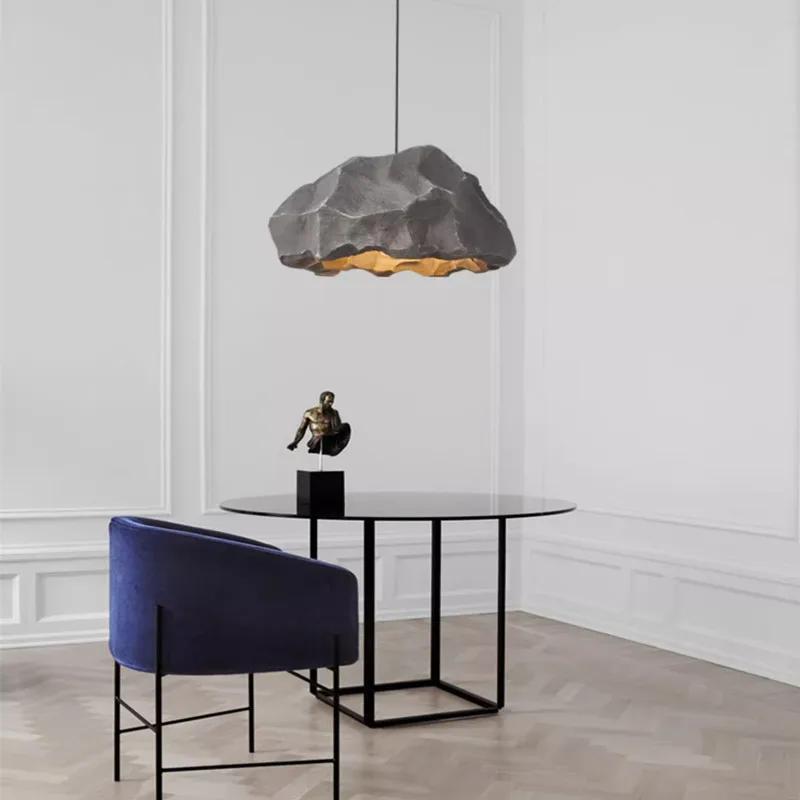 Wabi-sabi Style Chandelier Creative Personality Restaurant Bar Lamp Micro Cement Designer Homestay Living Room Chandelier