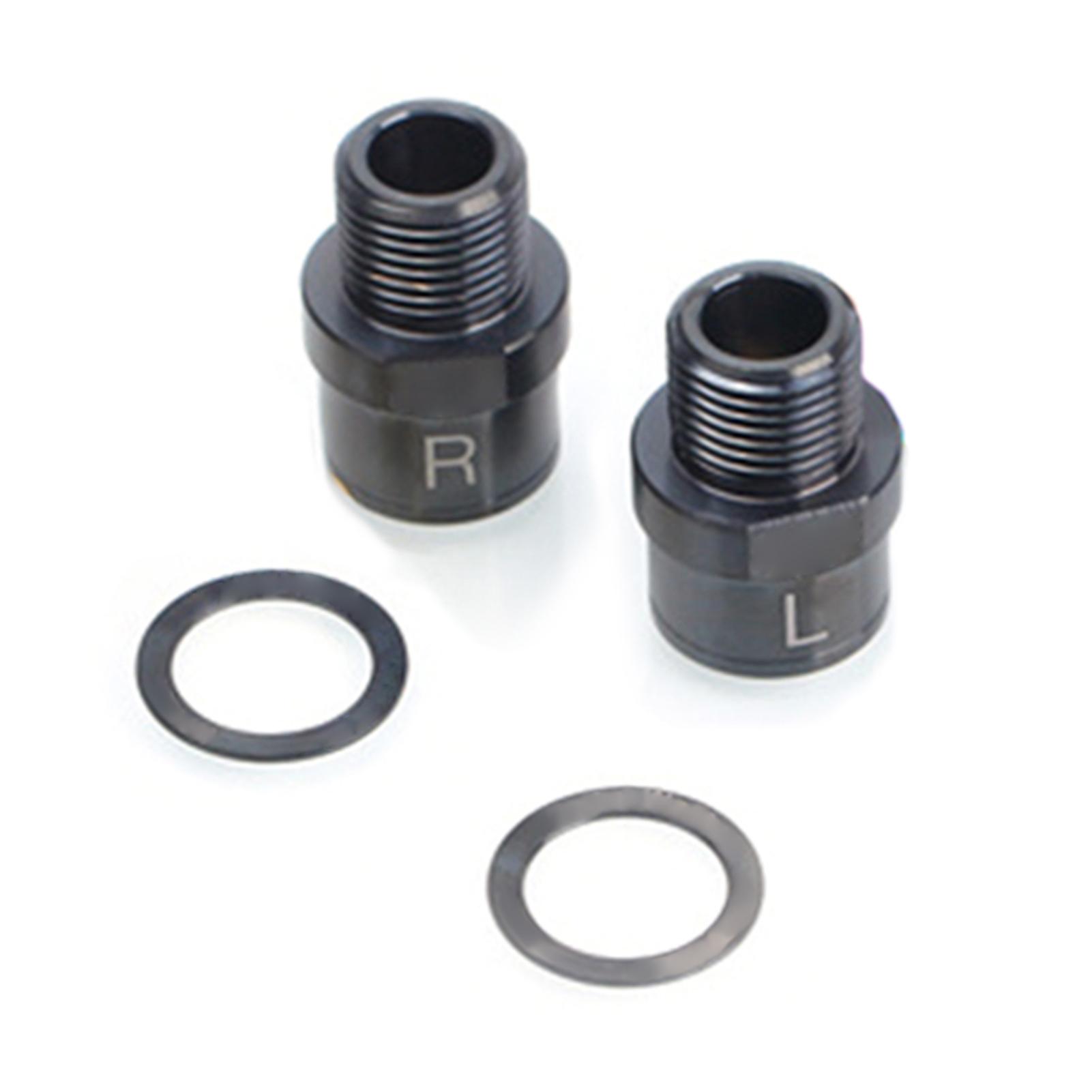 

Bike Pedal Extender Cycle Pedals Adapters Bike Pedal Extension Shaft for Road Bike чёрный