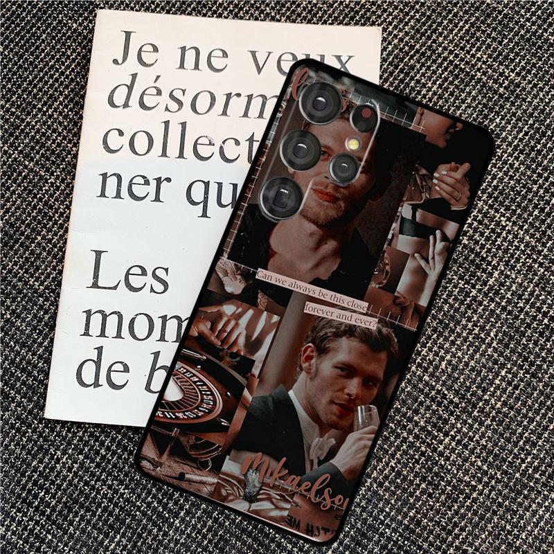 Klaus Mikaelson Vampire Diaries Case For Samsung Galaxy S24 S23 S22 Ultra S8 S9 S10 Plus Note 10 20 Ultra S20 S21 FE Cover