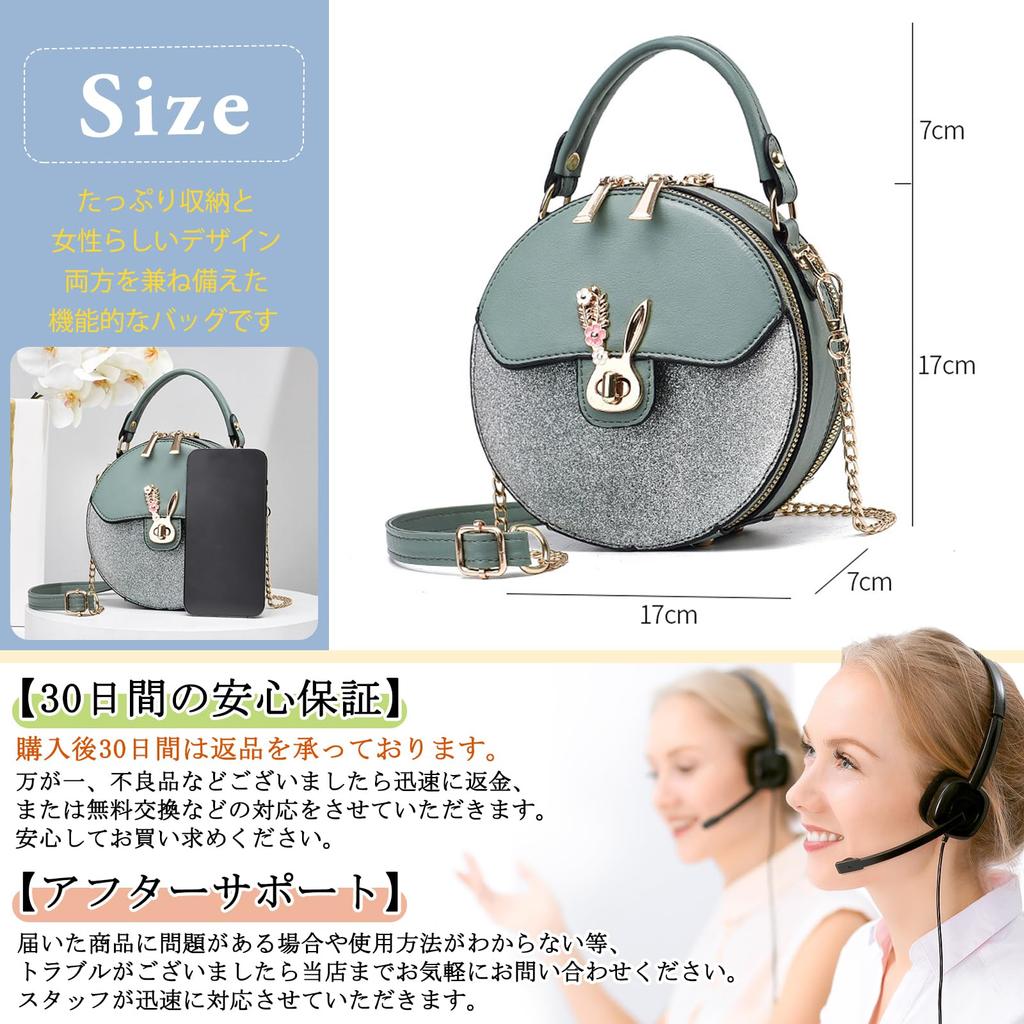 Shoulder PU with Stands Perfect for and Black NICOLE&DORIS Women's Bag, Handbag, Small, Crossbody, 2-Way, Leather, Cute, Round, Divided, Waterproof,