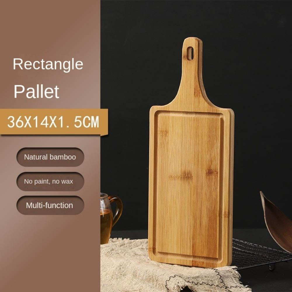 Rectangle Wooden Pizza Tray Wooden Bread Fruit Sushi Tray Durable Cutting Board  Food Display