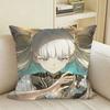 Jinzhou’s Light Jinhsi Game WuWa  Square Sofa Pillow Cover Solid Color Living Room Home Decor Cushion Case