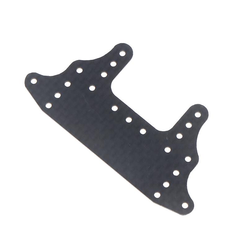 2/4Pcs Not Typing 1.5Mm 95125 Hg Carbon Fibre Large Area Rear Brake Stay Fully Cowled For Tamiya Mini 4Wd Car