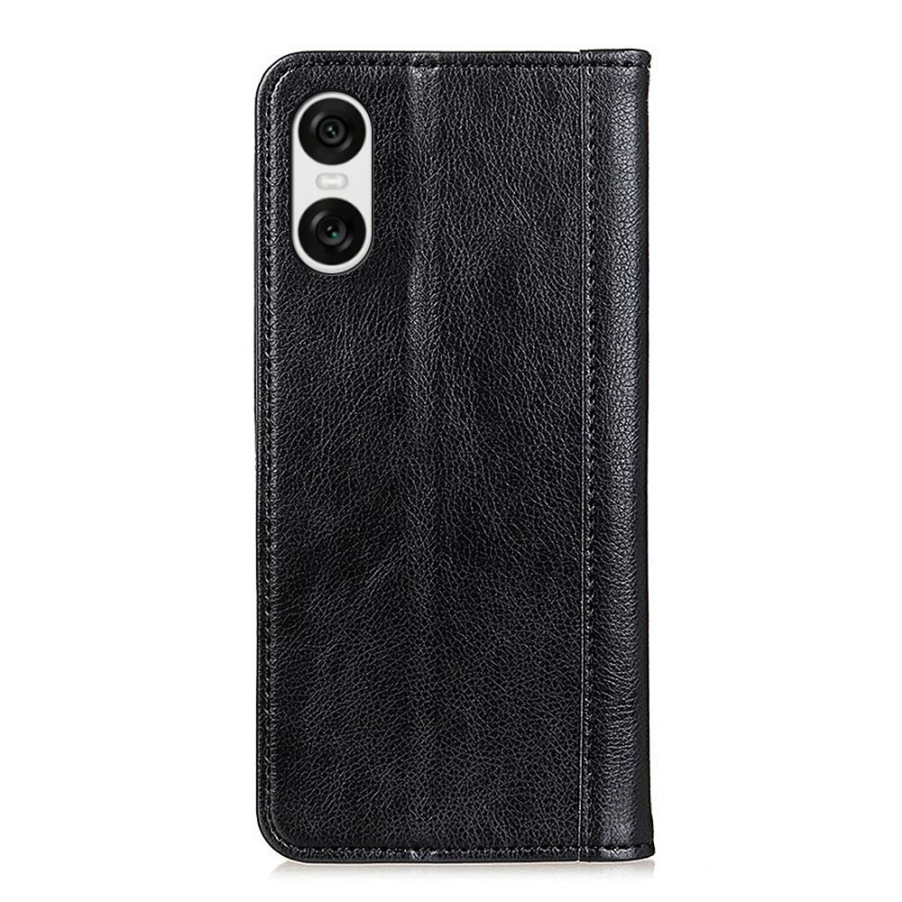 For Sony Xperia 10 VI Case Litchi Texture Split Leather Stand Phone Cases Wholesale