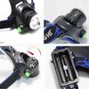 Powerful LED Induction Headlamp Use18650 Rechargeable battery Headlight Aluminium Outdoor camping Lamp High Lumen Head Torch