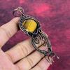 Tiger's Eye Pendant Handmade Copper Wire Wrapped Jewelry Gemstone Dainty Pendant