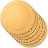 Cake Base, Cake, Gold, Round, 26 Cm, 6 Pcs.
