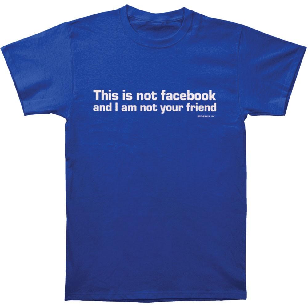 

Men s Parody Facebook T-Shirt Mens Womens Tees Top Blue S