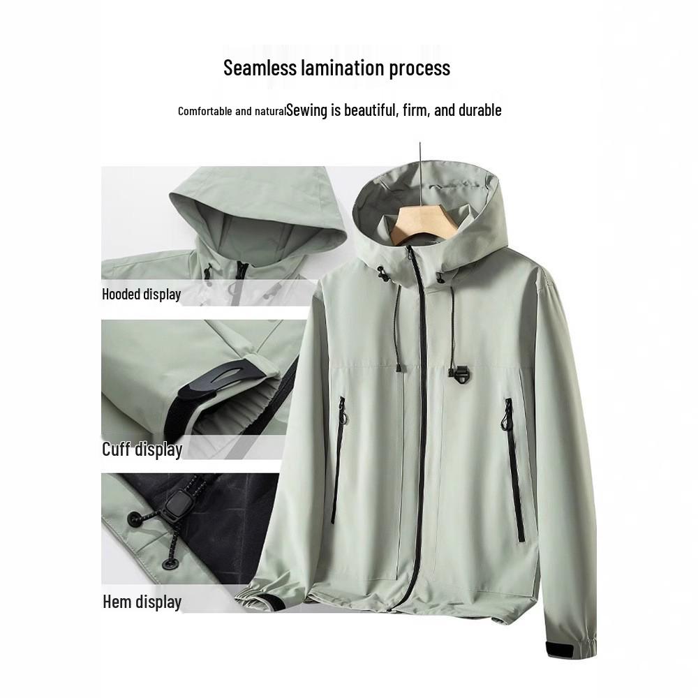 Women's Woodpecker Windproof Jacket - 2025 Spring/Autumn, Waterproof Outdoor Mountaineering Style for Couples.