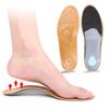 Unisex Leather Orthotic Insoles for Flat Feet: XO-Legs Support, Shock Absorbing, Breathable