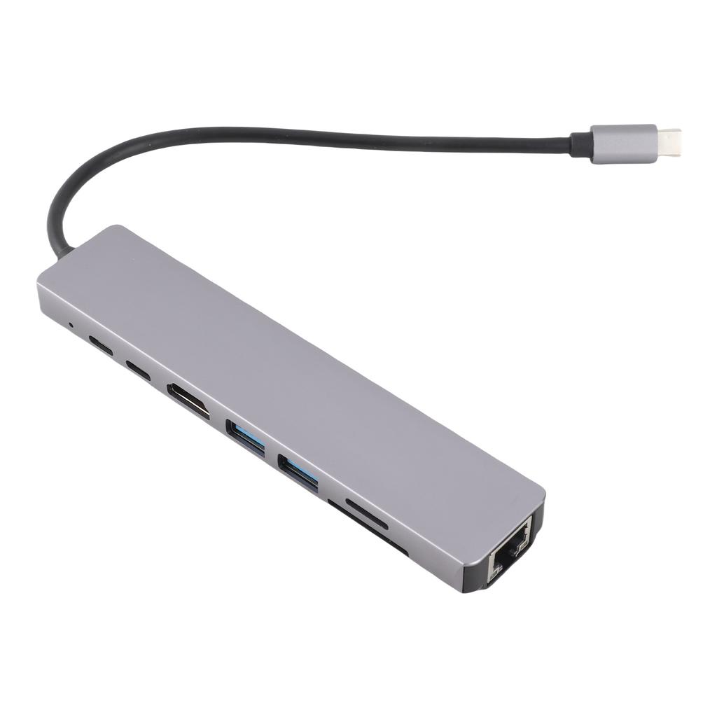 Docking Hub 8 In 1 Type‑C To High‑Definition Multimedia Interface USB PD Expansion Dock for Transfer Data