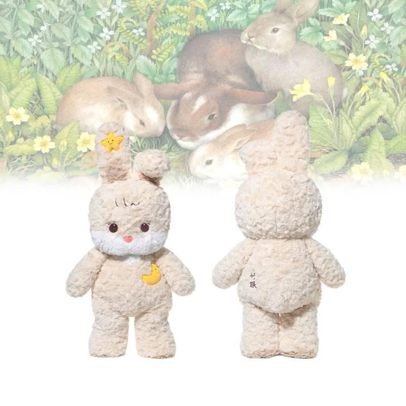 Plush Bunny Toy Cute Cartoon Girl Children Sleeping Companion Holiday Doll Gift
