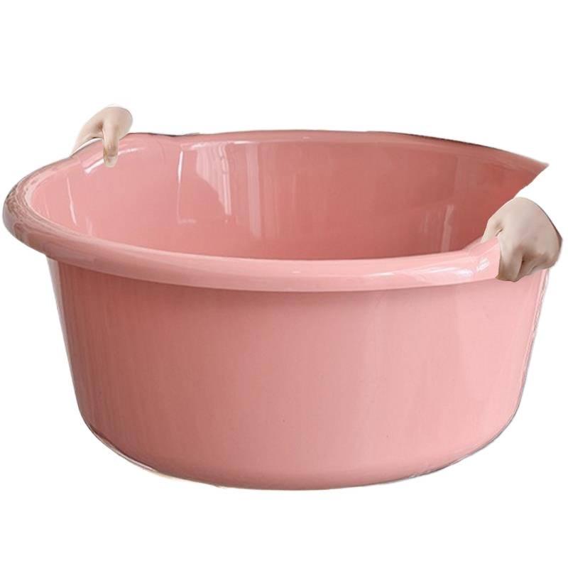 Large Plastic Laundry & Bath Basin for Dormitory & Home Use