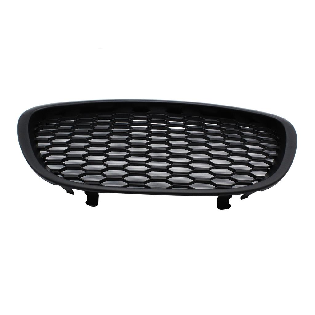 Matte Black Car Front Grill Replacement for MK2 1P1 2006-2009 with ABS material, cellular ventilation