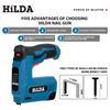 Rechargeable Wireless Lithium Battery Nail Gun: Portable Woodworking Brad Nailer