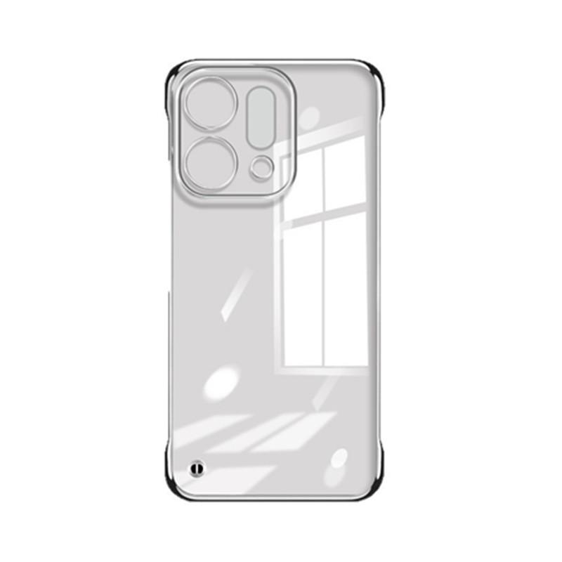 Applicable To oppoReno14Pro Electroplating Borderless Mobile Phone Case Findx8s Ultra-thin Transparent PC Sheath Findx7