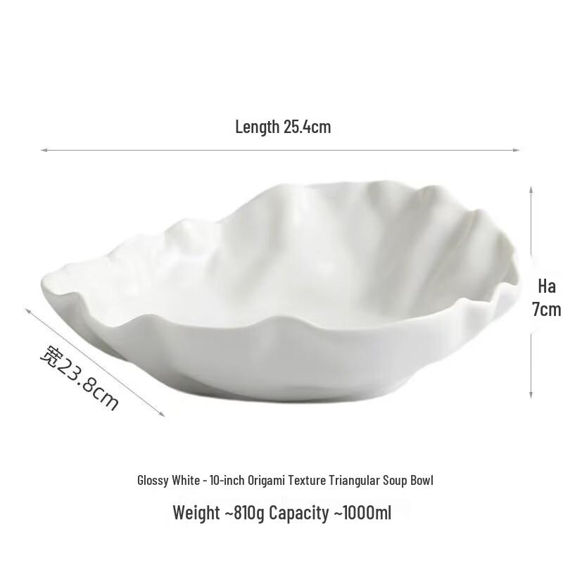 Artistic Ceramic Fusion Serving Plate
