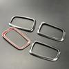 For Mitsubishi ASX ABS Chrome Trim Handle Bowl Decoration Box Ring 4PCS/lot for Mitsubishi ASX Auto Accessories