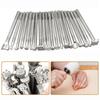 20Pcs/Set Leather Stamping Tools Zinc Alloy Leathercraft Carving Kit DIY Vegetable Tanned Leather Stamping Tool