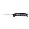 LCD Digital Food Thermometer with Foldable Probe Kitchen Cooking BBQ Grill Temp Tester Black