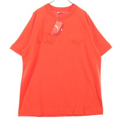 Unused Logo Short Sleeve T-shirt L Orange Men's Used