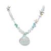 Opal Pearl Shell Starfish Necklace Holiday Wind Collarbone Chain Necklace