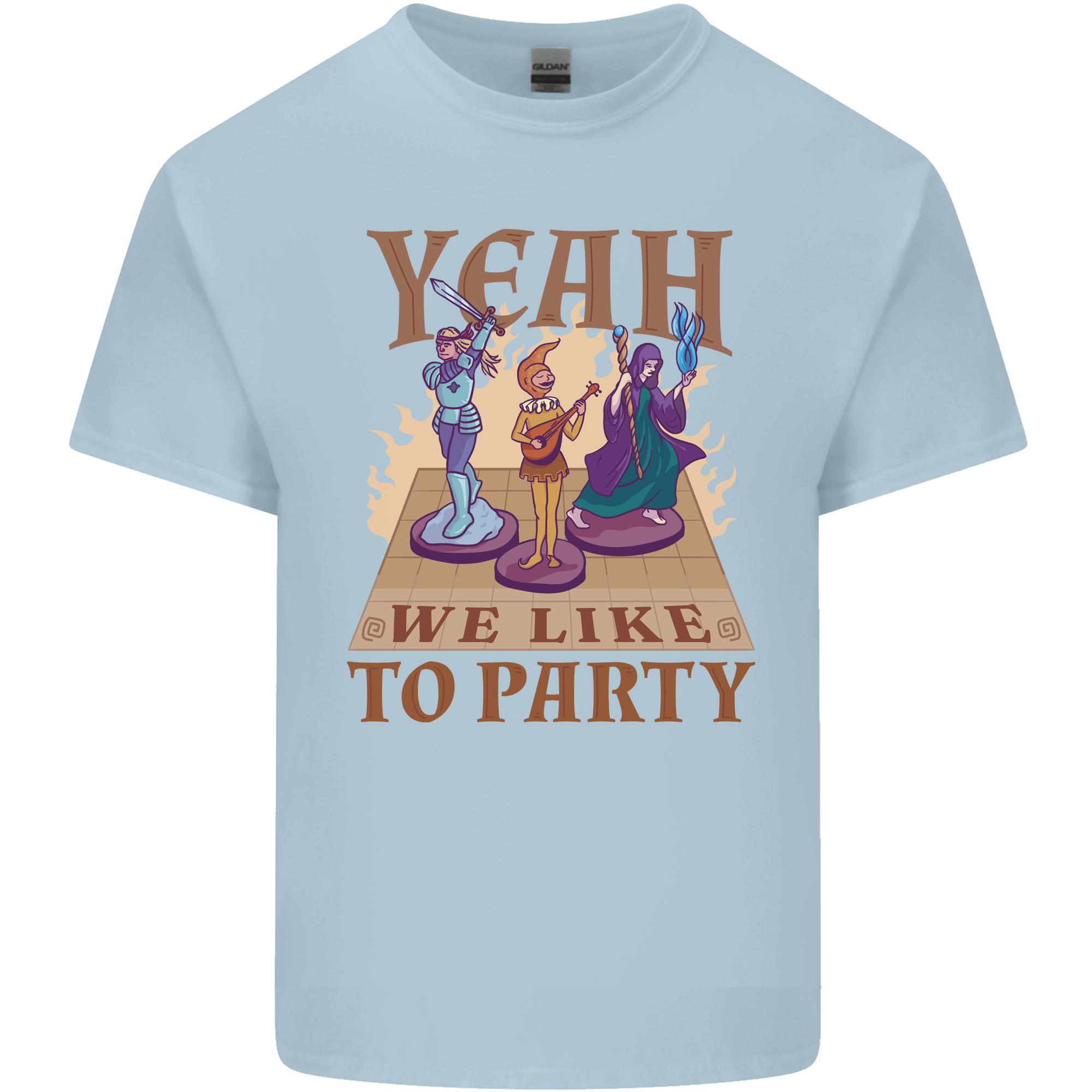 Yeah We Like to Party Role Playing Game RPG Unisexs Light Cotton TShirt S