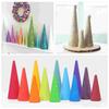 2 PCS Foam Cone Christmas and Crafts for Kids Themed Party Ornament DIY Decorations Children Supplies Shaped Polystyrene