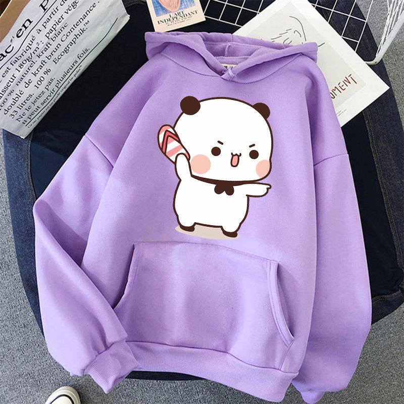 2024 Damen Herren Gothic Streetwear Kawaii Vintage Cartoon Sweatshirts Lustige Grafik Kapuzenpullover Bubu Dudu Y2k Print Hoodies Kleidung