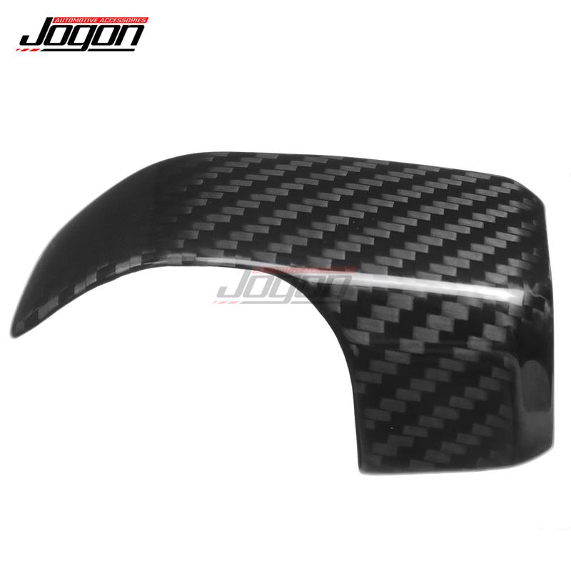 Real Carbon Fiber For Ford Bronco Car Interior Center Console Gear Shift Head Knob Panel Cover Trim Accessories