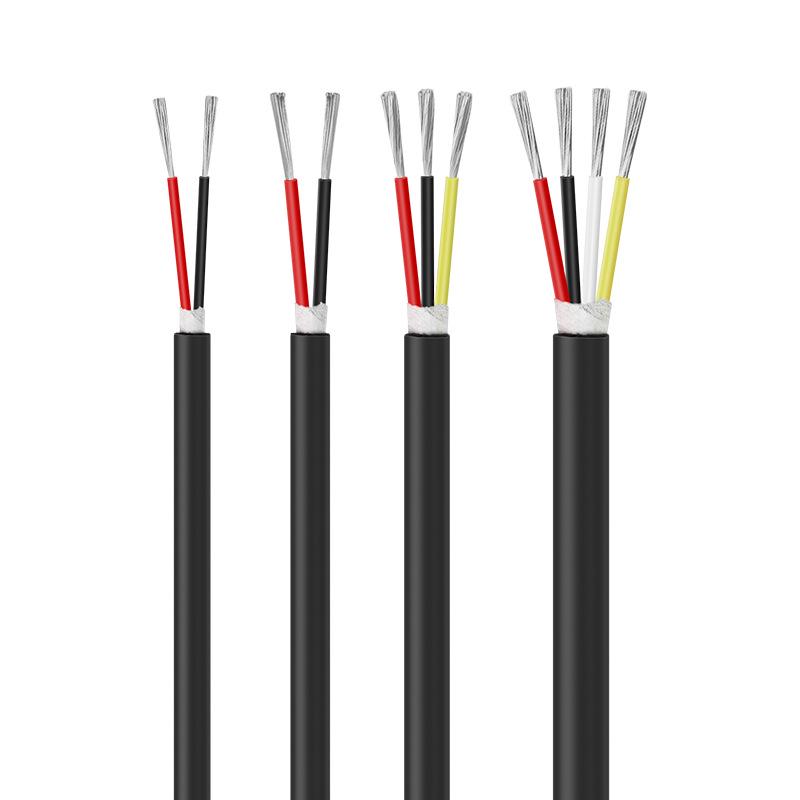 YGC High Flex Multi-core Silicone Power Cable (18-26AWG), High Temp Resistant, 2-4 Core